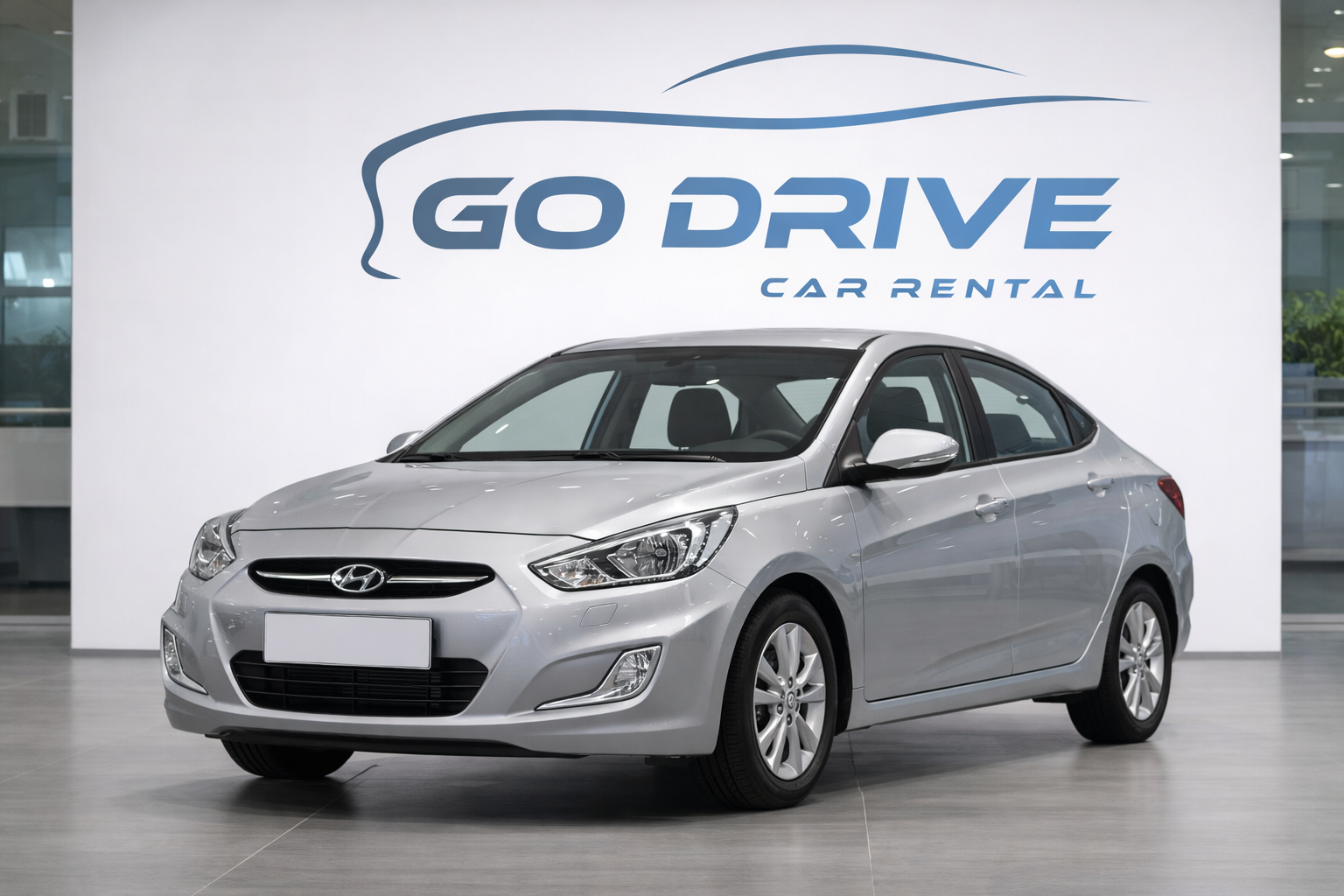 Hyundai Accent rental car in Tbilisi Georgia by GoDrive