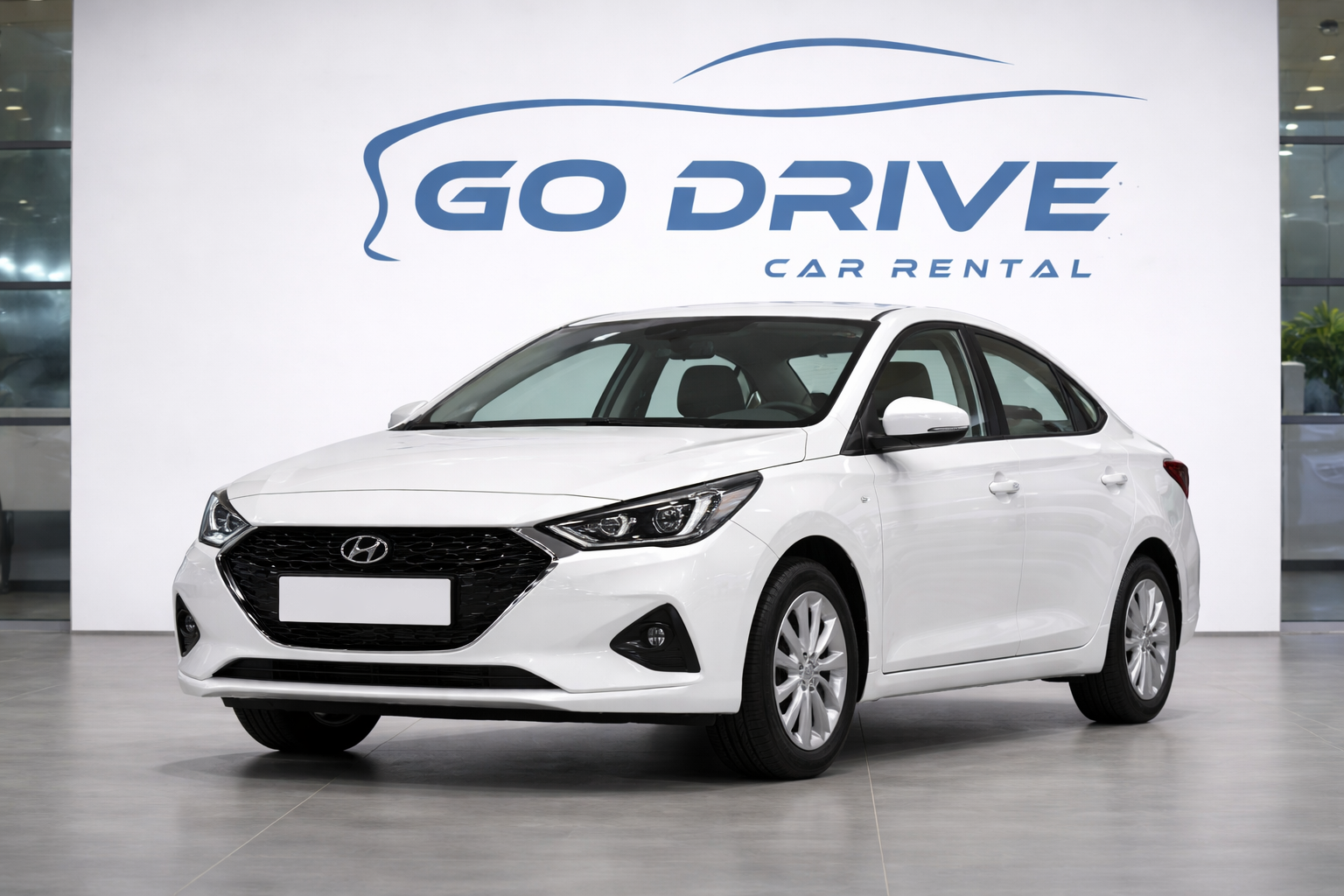 Hyundai Accent rental car in Tbilisi Georgia by GoDrive