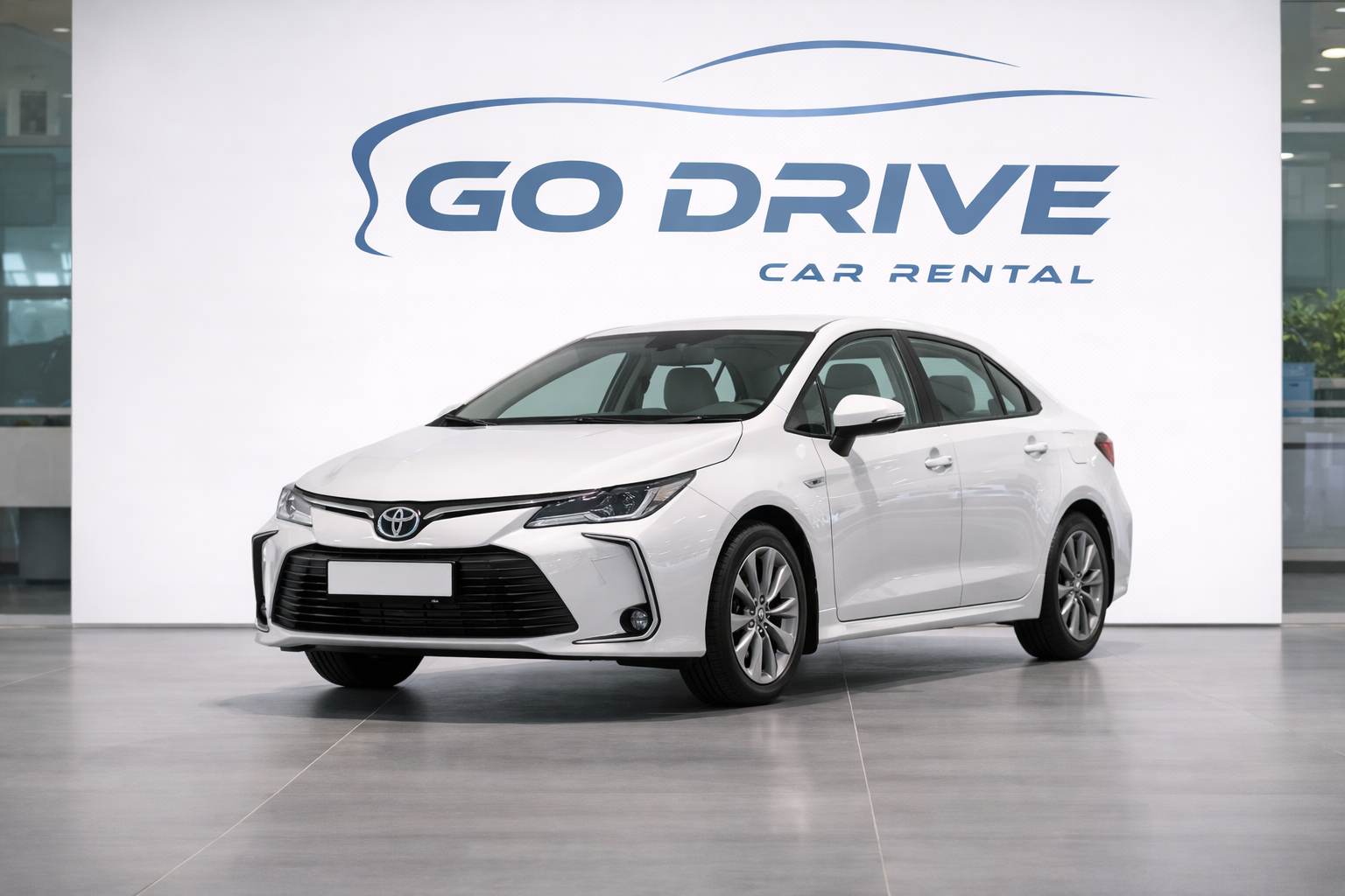 Toyota Corolla rental car in Tbilisi Georgia by GoDrive