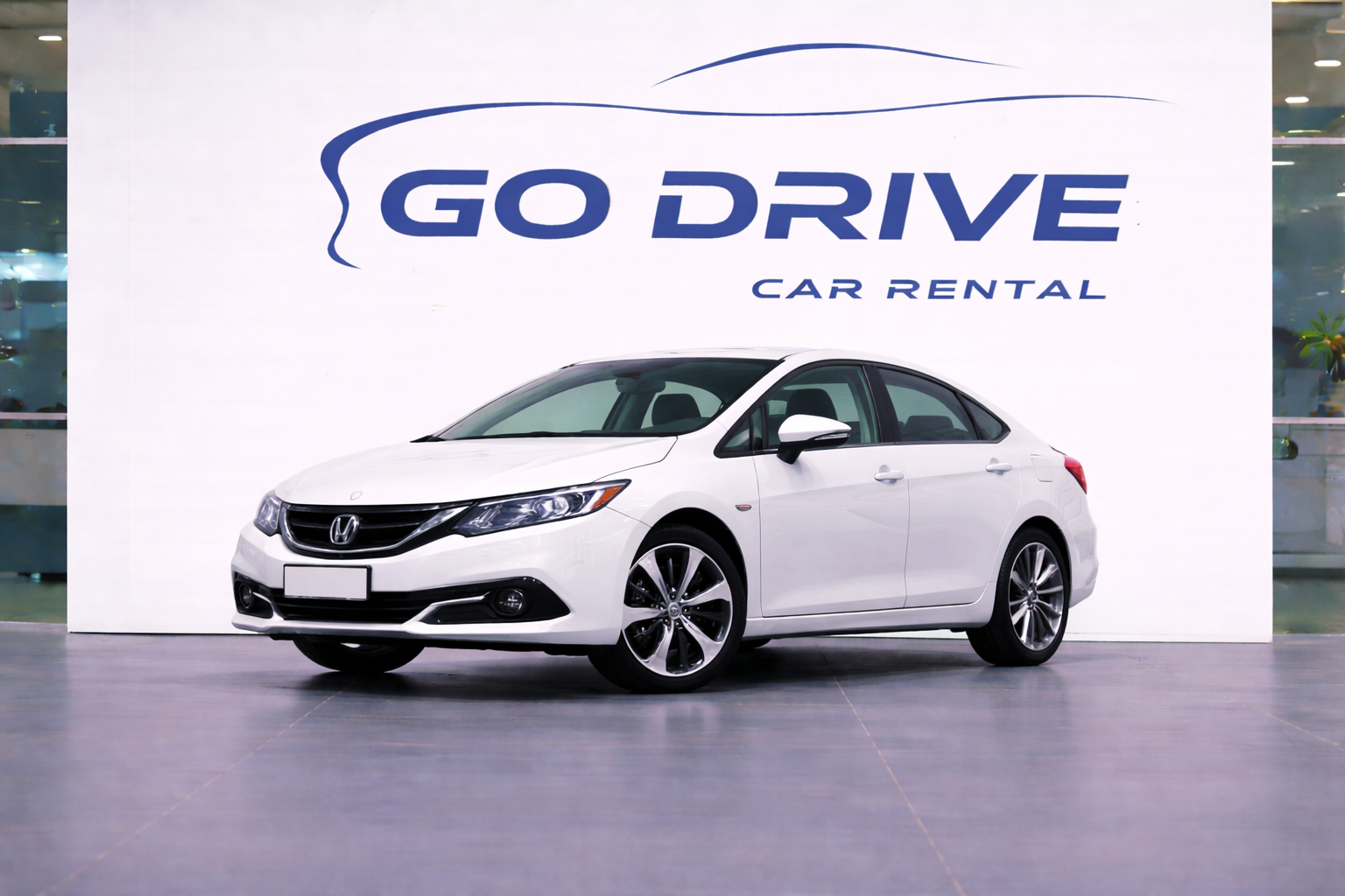 Honda Civic rental in Tbilisi Georgia by GoDrive