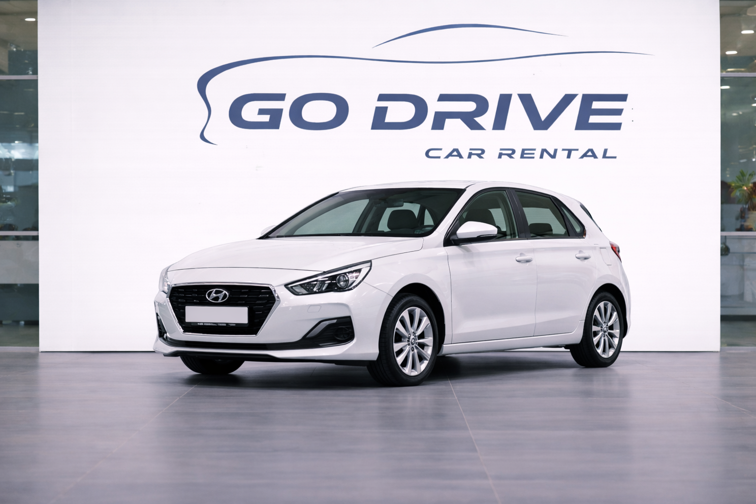 Hyundai i30 rental car in Tbilisi Georgia by GoDrive