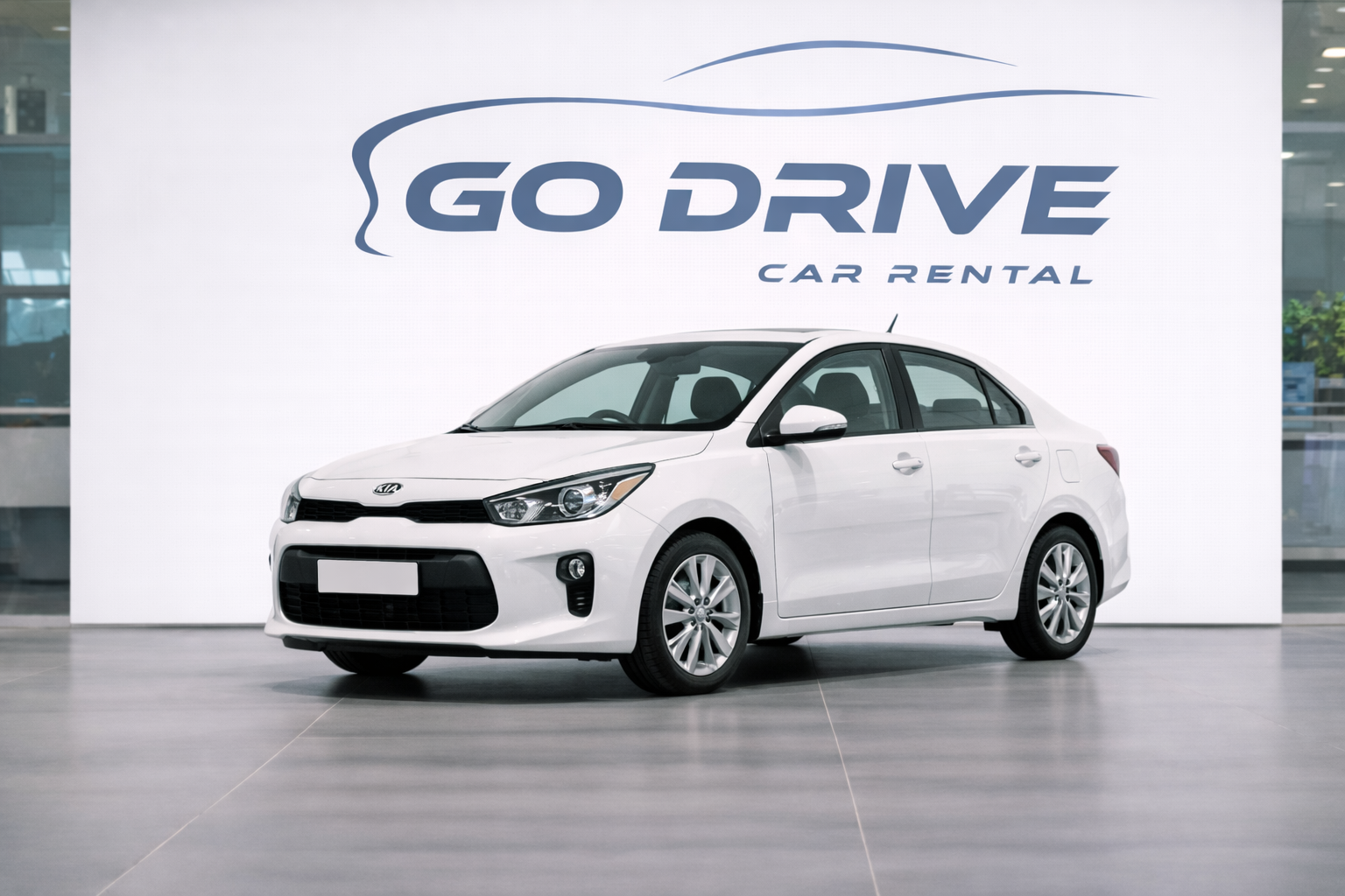 Kia Rio rental in Tbilisi Georgia by GoDrive