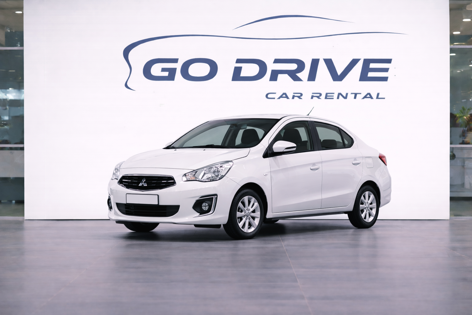 Mitsubishi Mirage rental in Tbilisi Georgia by GoDrive