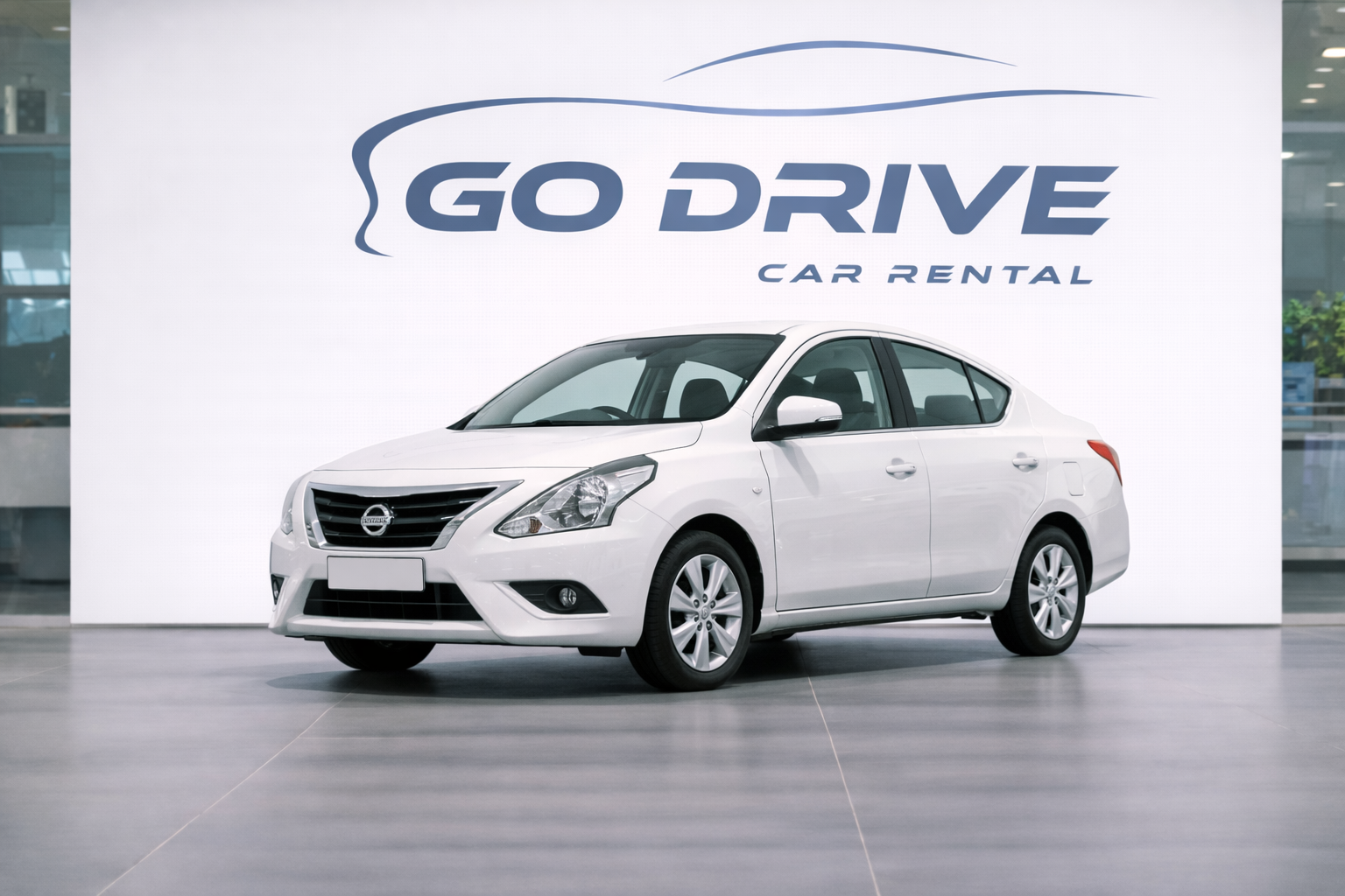 Nissan Sunny rental in Tbilisi Georgia by GoDrive