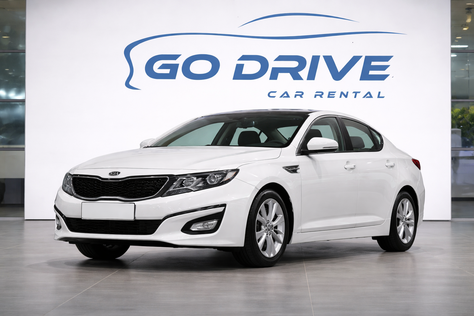 Kia Optima rental car in Tbilisi Georgia by GoDrive