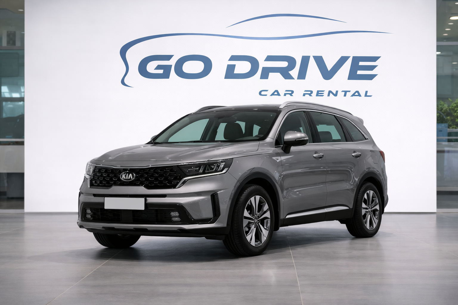 Kia Sorento rental car in Tbilisi Georgia by GoDrive