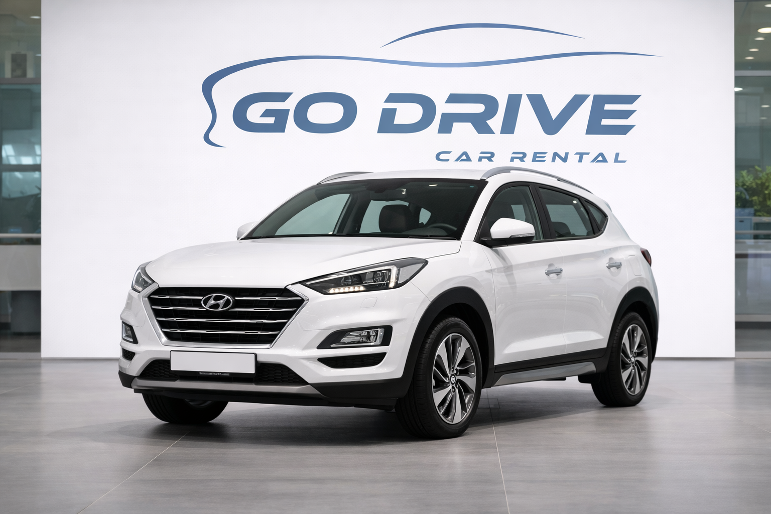 Hyundai Tucson rental car in Tbilisi Georgia by GoDrive